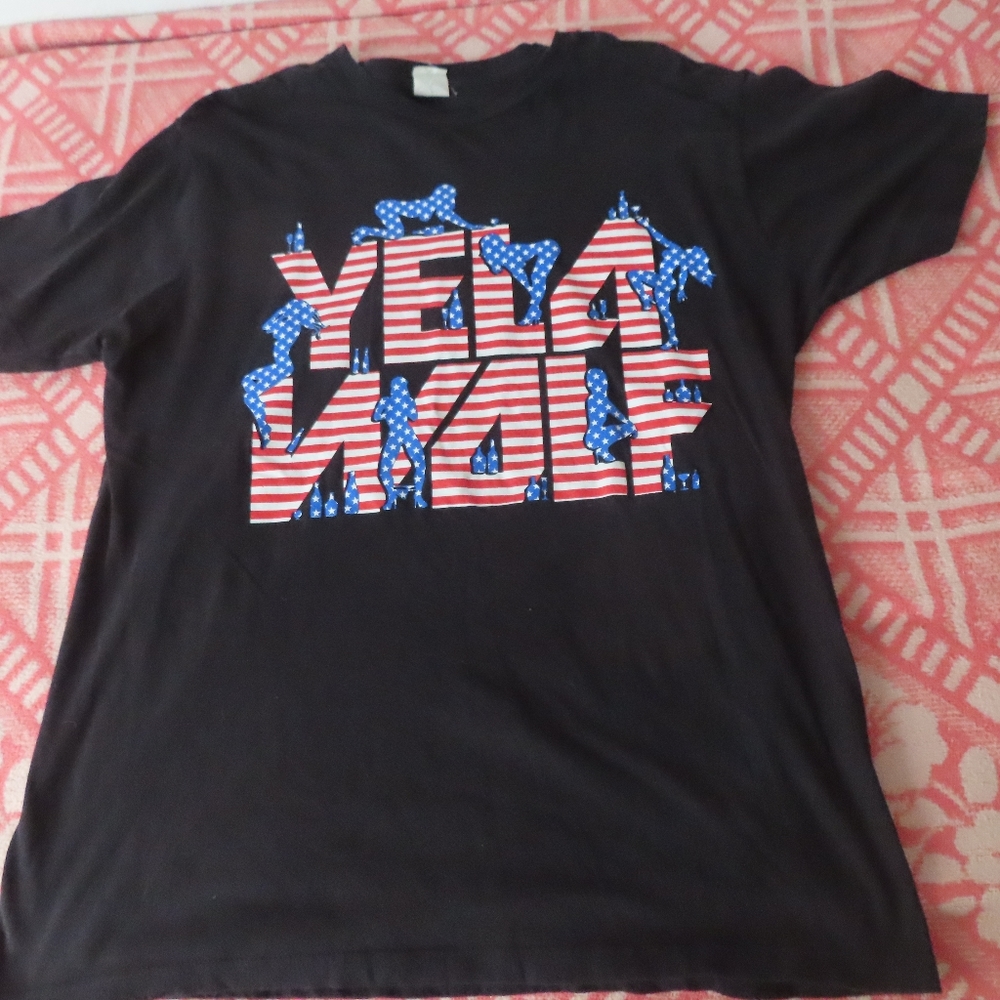 Yelawolf Men's Late Night T-shirt XL Black american flag rare